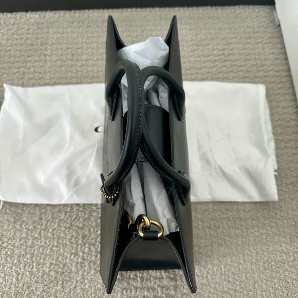 COACH Ace Tote 35 – Brass/Black | Brand New w/ Dust Bag - Picture 3 of 6